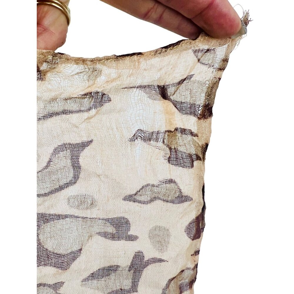 Leopard Print Lightweigt Long Scarf | Mob Wife Vintage Glam Indie Sleaze Siren - Picture 6 of 9